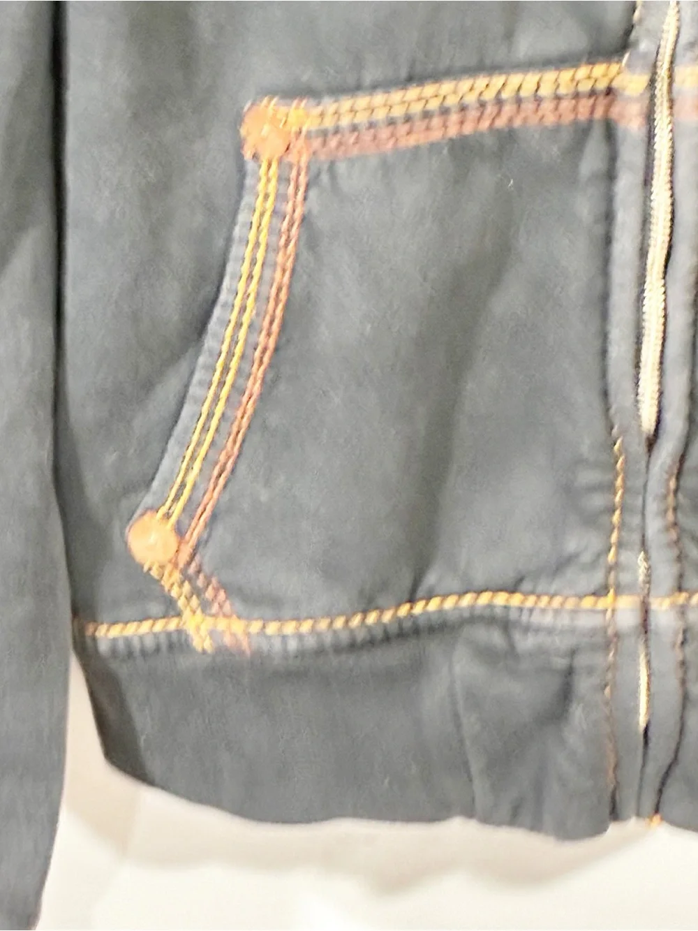 True Religion Tracksweat QT Hoodie Size Full Zip‎ Big Stitch Size XXL